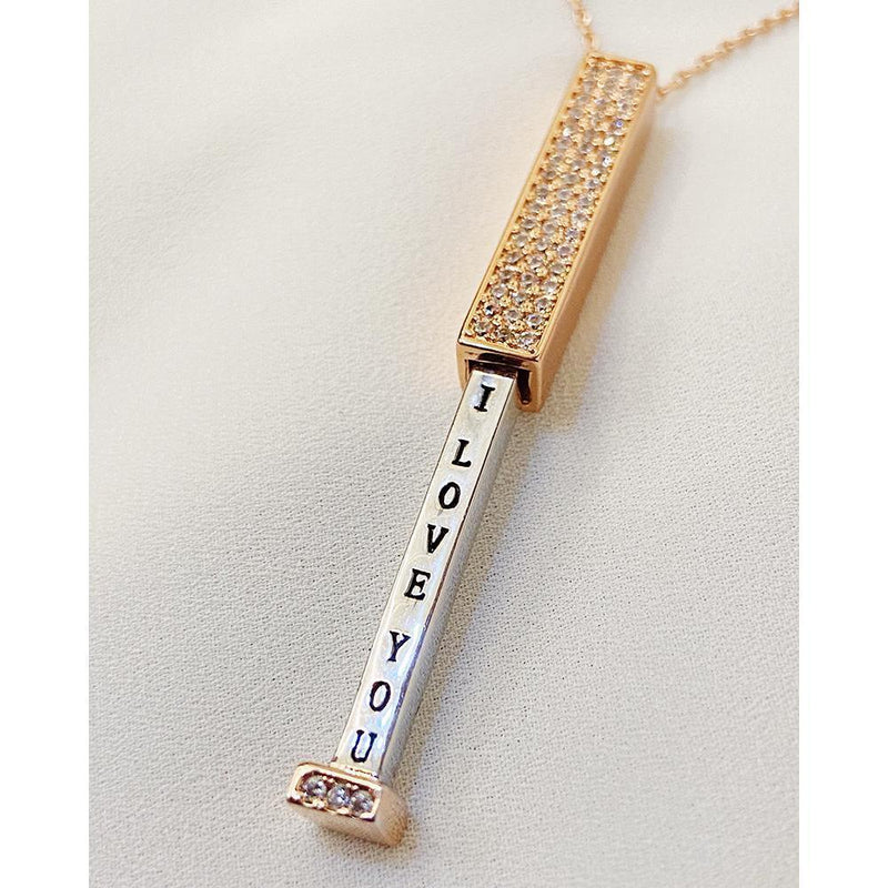 Colar Crystal "Eu Te Amo”