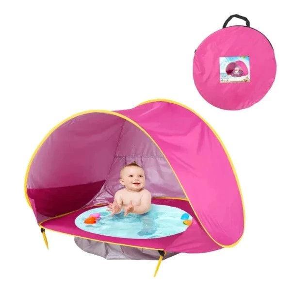Barraca de Praia Infantil com Piscina e Proteção UV - universo pequenino